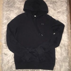 Black Quilted Front UA Hoodie